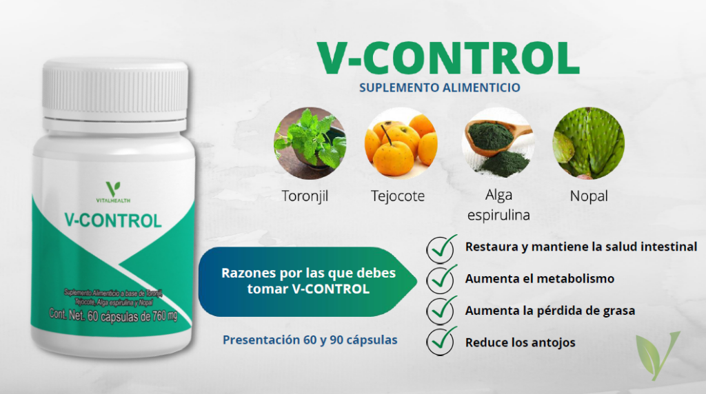 V-CONTROL: Tu Aliado en la Pérdida de Peso Saludable y Control de la Ansiedad por Comer